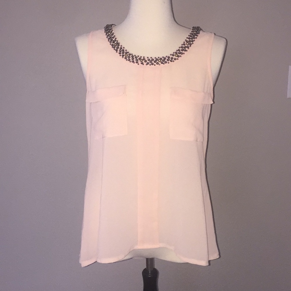 BLVD tank top with beads